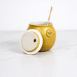 Load image into Gallery viewer, Large Belly Honey Pot - Color Yellowstone
