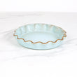 Load image into Gallery viewer, Stoneware Quiche Dish- Araucana Blue
