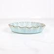 Load image into Gallery viewer, Stoneware Quiche Dish- Araucana Blue
