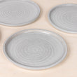 Load image into Gallery viewer, Plate Dinner-Rimmed-Handmade-Ceramic-Stoneware-Artisan Unique 8.5"-Farmhouse-Set of 4-Pottery-Made in USA-Rustic White
