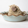Load image into Gallery viewer, Fluted-Pie Dish-Deep-Weights Combo-Araucana Blue
