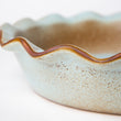 Load image into Gallery viewer, Fluted-Pie Dish-Deep-Araucana Blue

